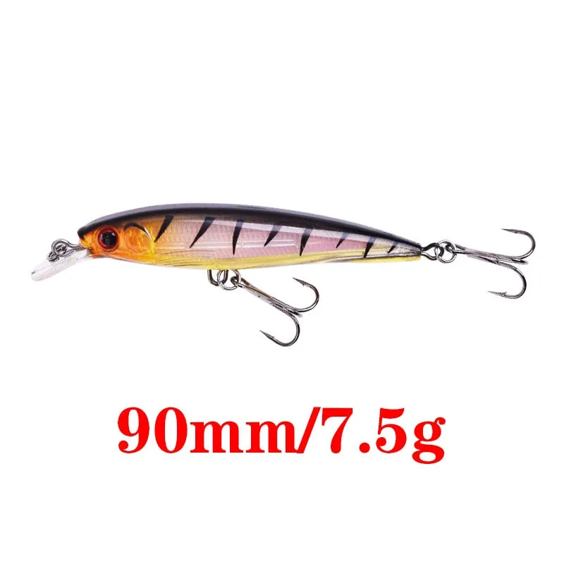1Pcs Laser Minnow Hard Fishing Lure 11cm 13.8g Artificial Bait Sinking Slowly 3D Eyes Wobbler Tackle For Pike Bass Carp Swimbait