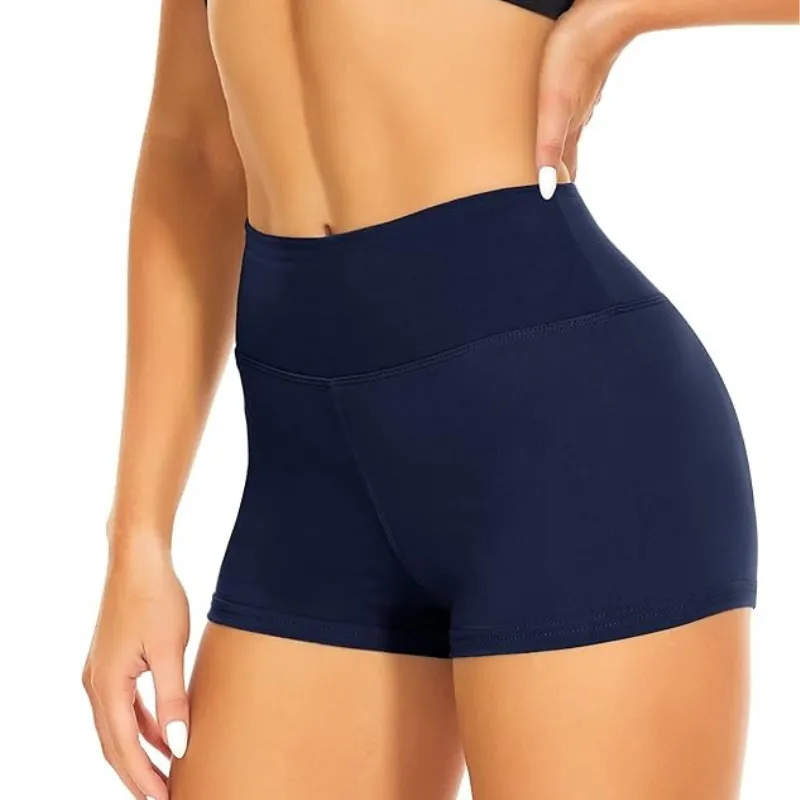3 Inch Biker Workout Shorts – High Waist and Stretchable