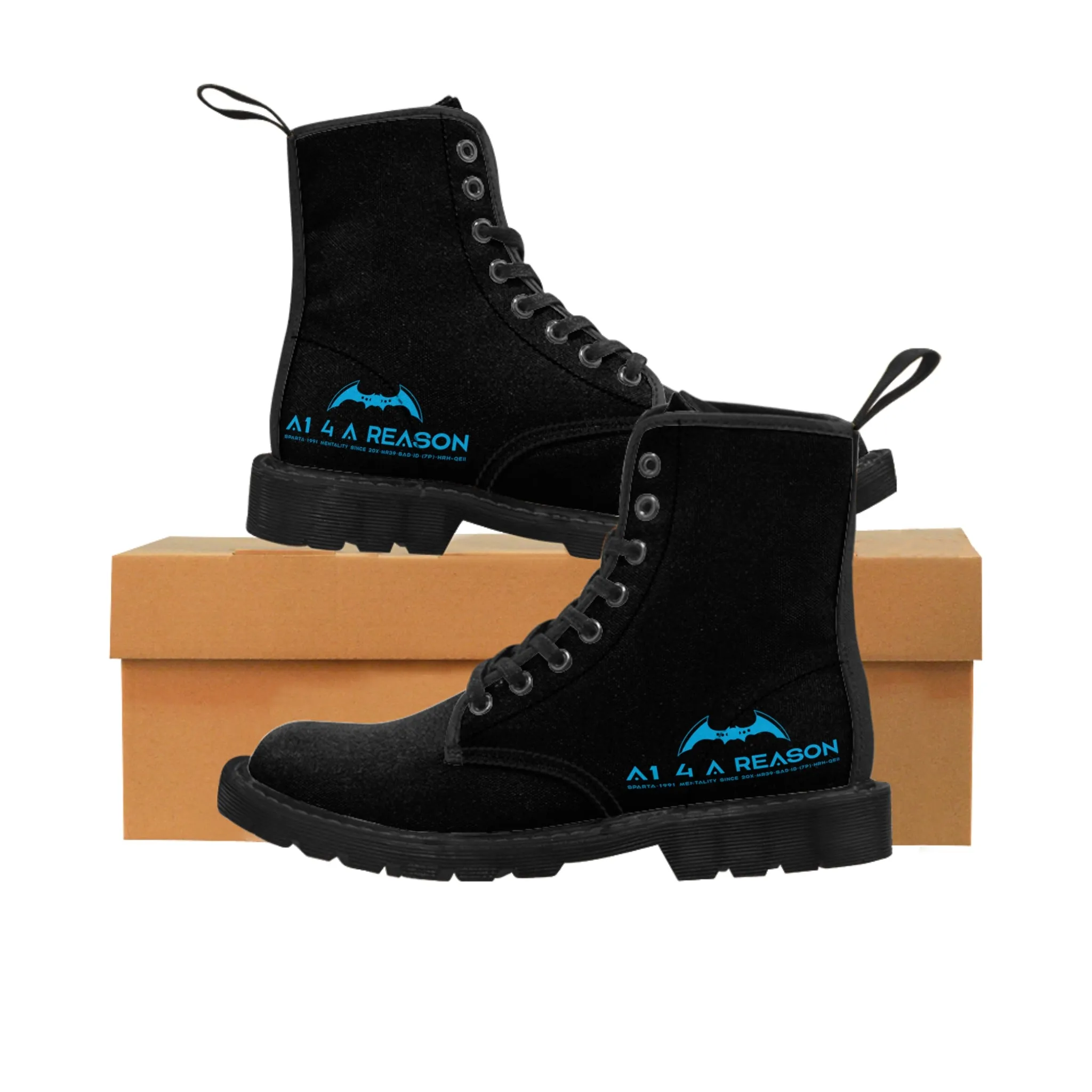 A1 4 A Reason Black Canvas Boots