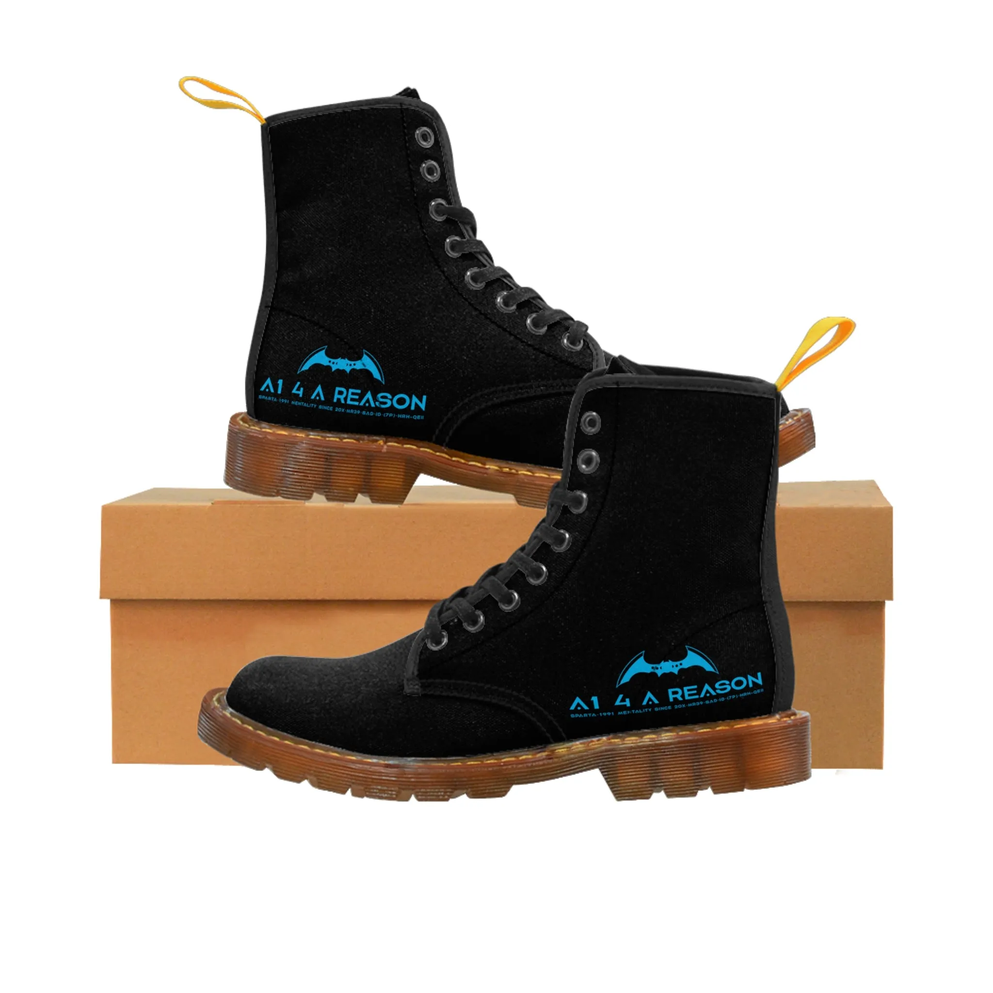 A1 4 A Reason Black Canvas Boots