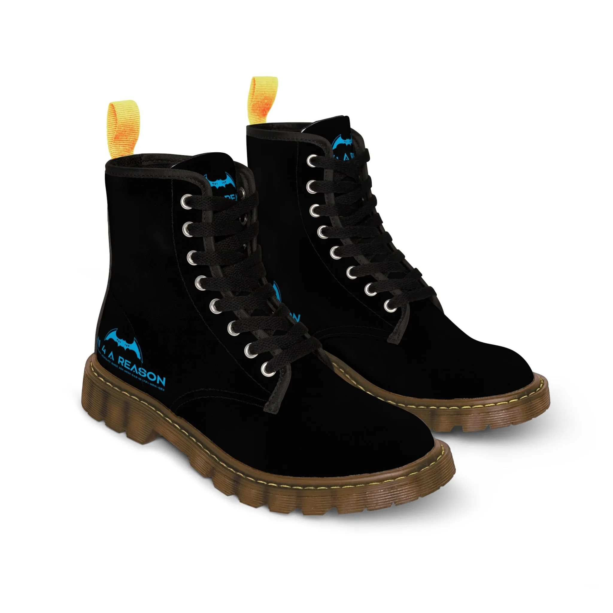 A1 4 A Reason Black Canvas Boots
