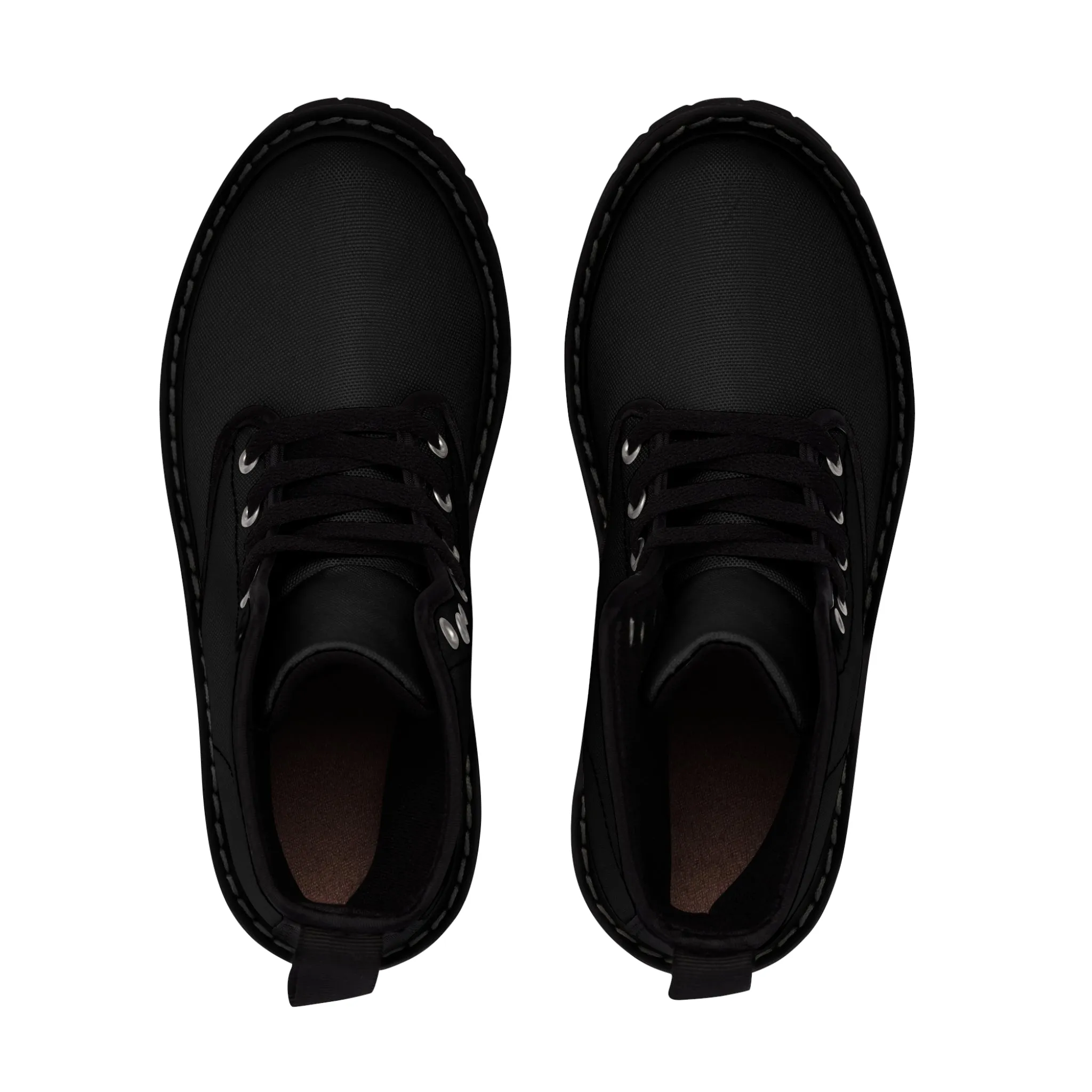 A1-Peace Sparta Grey Canvas Boots AOP