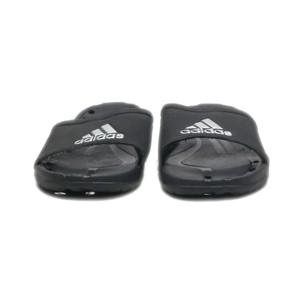 Adidas Sliders Fabric Black Colour For Men