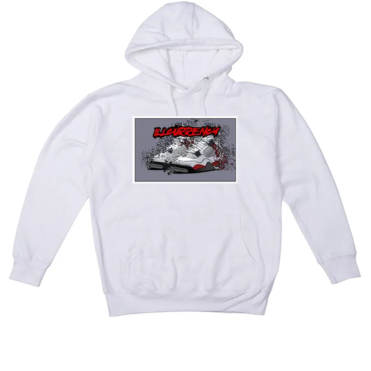 Air Jordan 4 "Red Cement" White T-Shirt (Shattered Kicks)