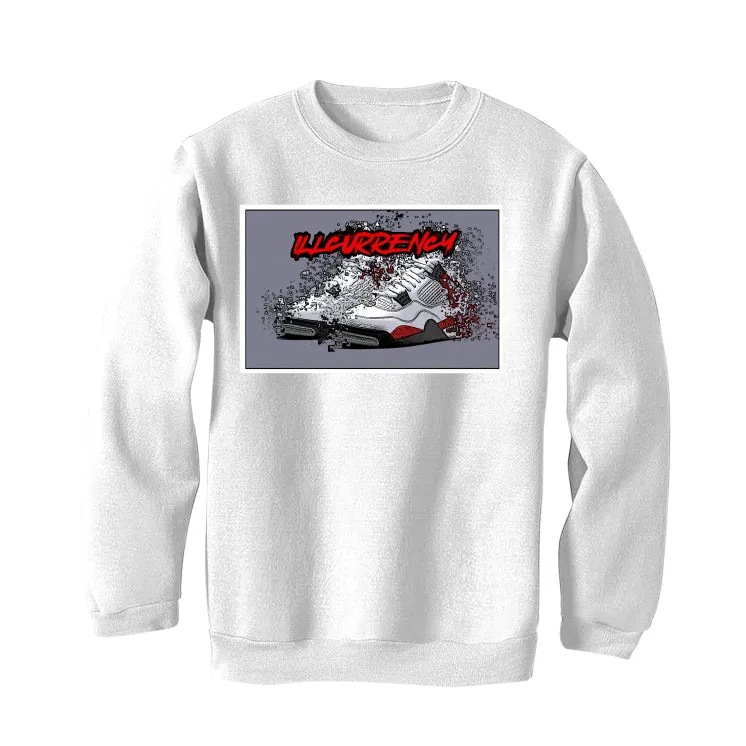 Air Jordan 4 "Red Cement" White T-Shirt (Shattered Kicks)