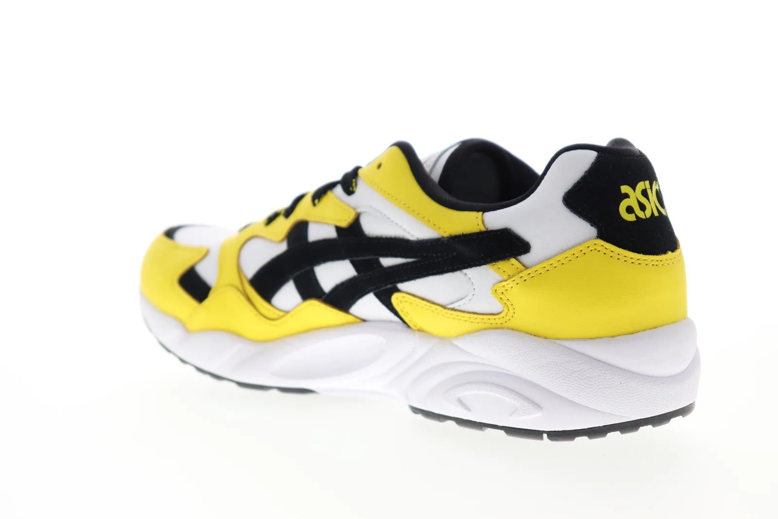 Asics Gel Diablo 1191A129-100 Mens White Yellow Lifestyle Sneakers Shoes