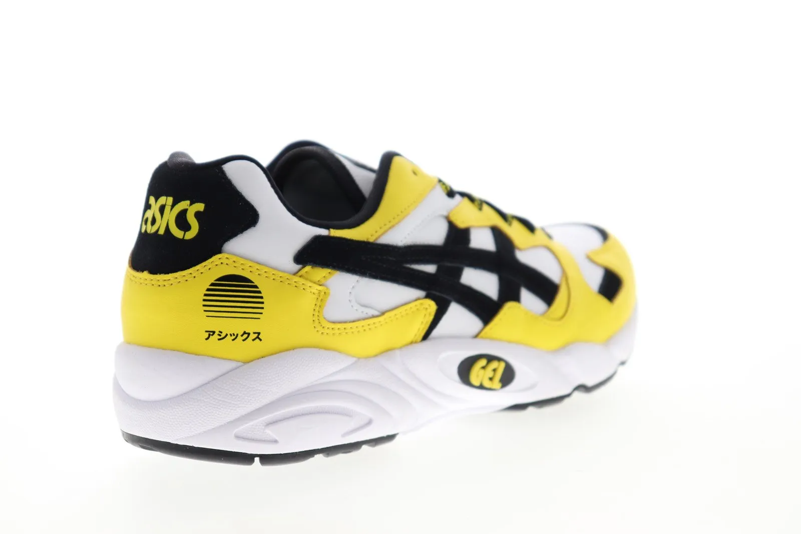 Asics Gel Diablo 1191A129-100 Mens White Yellow Lifestyle Sneakers Shoes