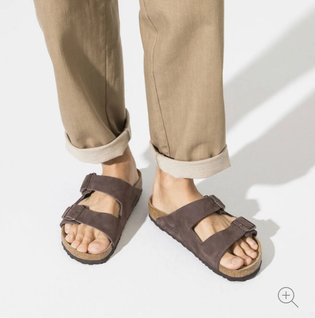 Birkenstock Arizona Desert Buck Roast Nubuck Leather Soft Footbed Made In Germany