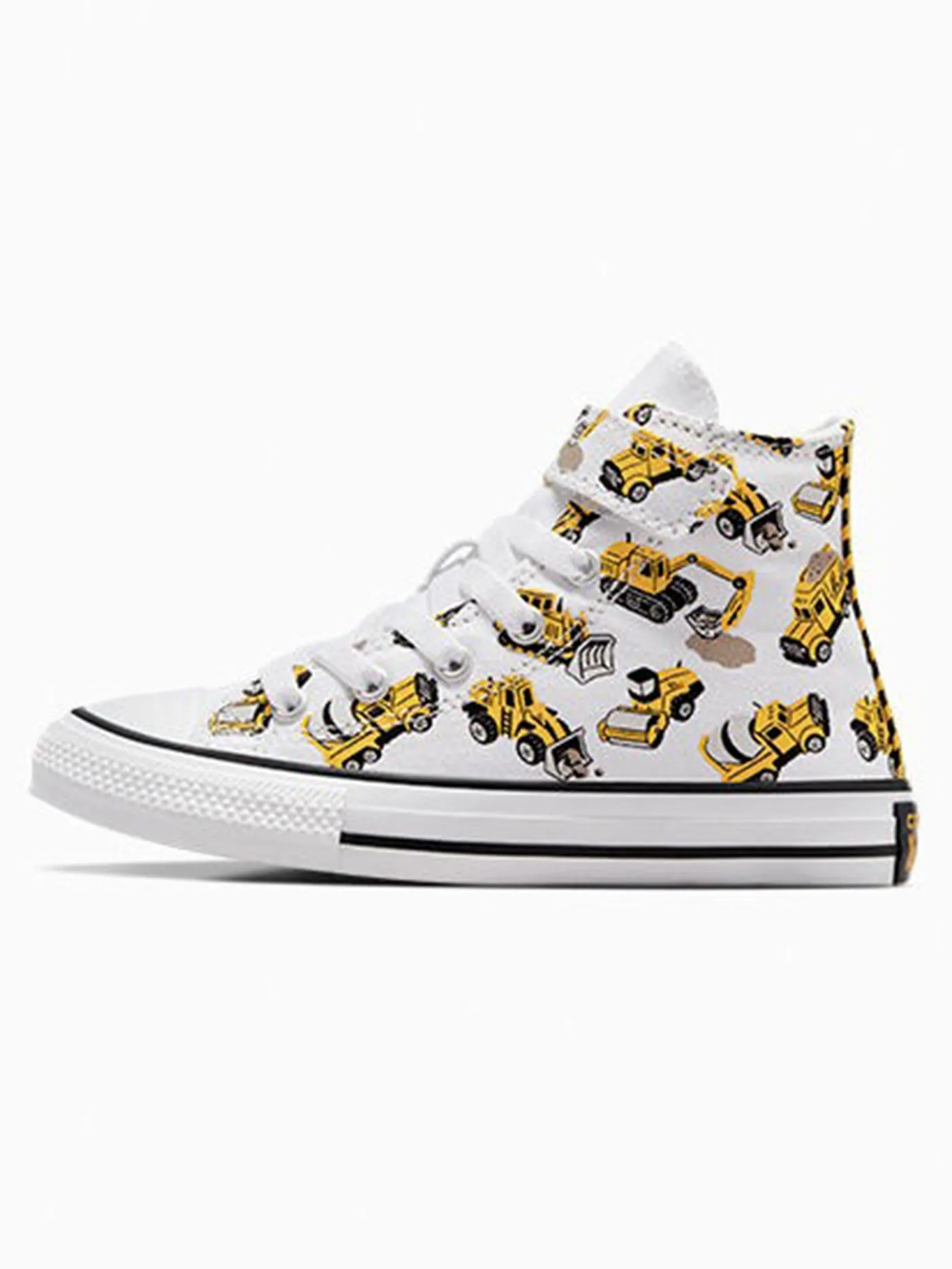 Construction Truck Easy-On Amarillo/Black/White Shoes (Little Kids)