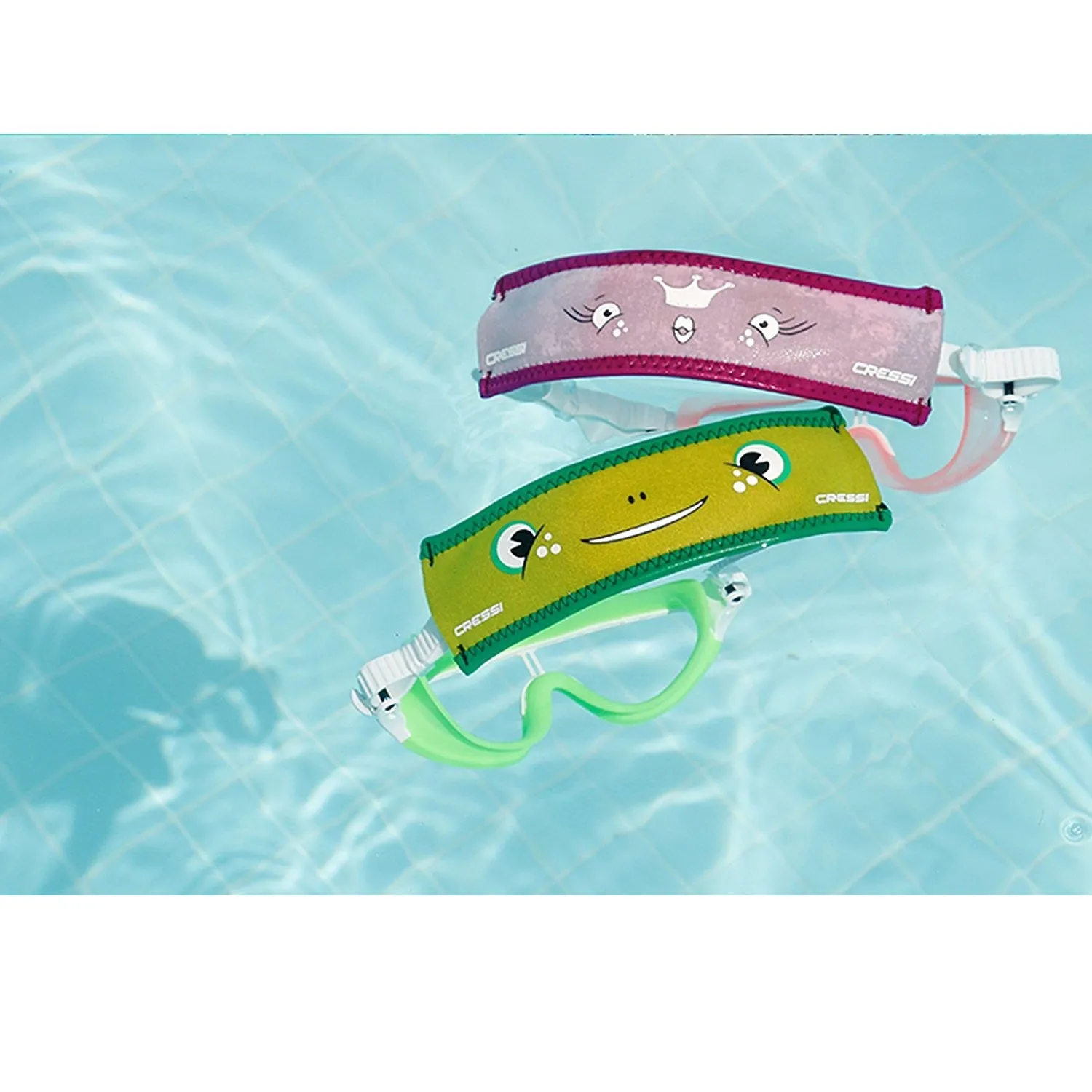 Cressi Goggles Neoprene Strap Cover Light Pink