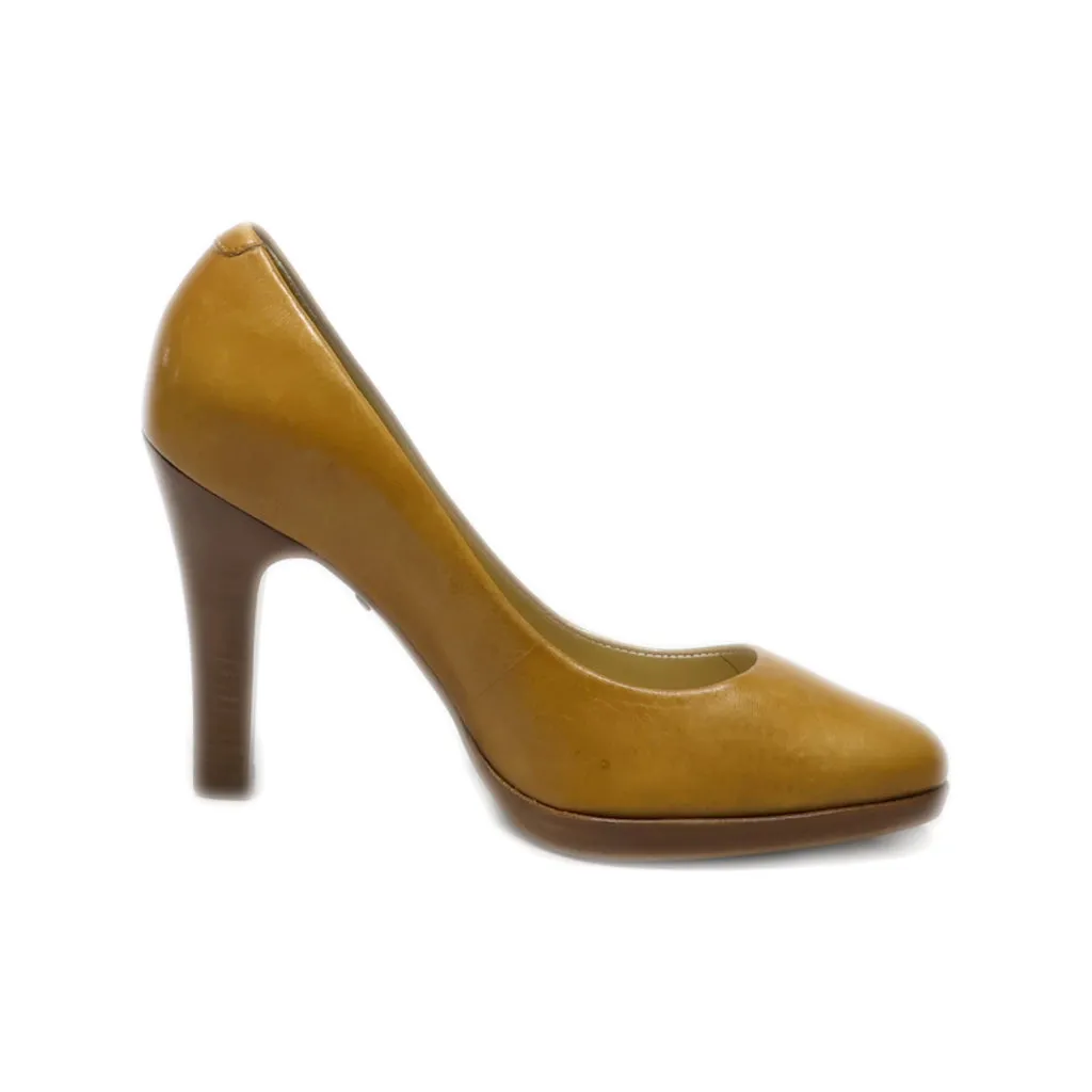 Faith High-Heel Shoes Leather Brown Colour For Women