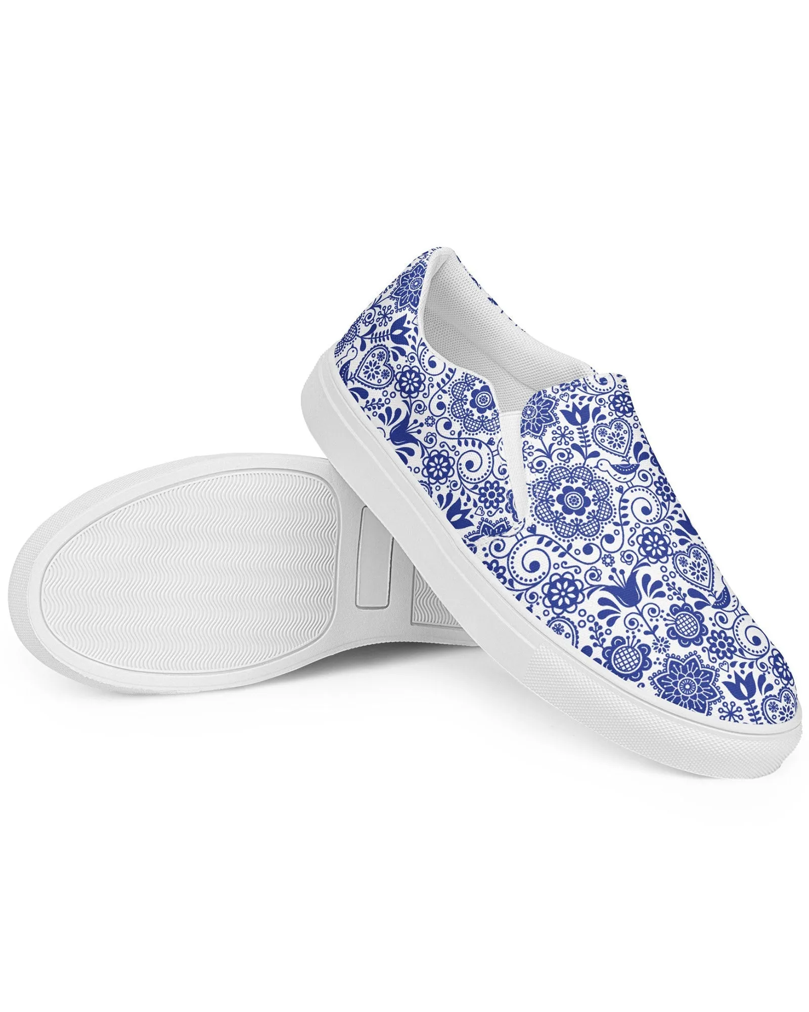 Folk Art Floral Cabin Kicks Shoes
