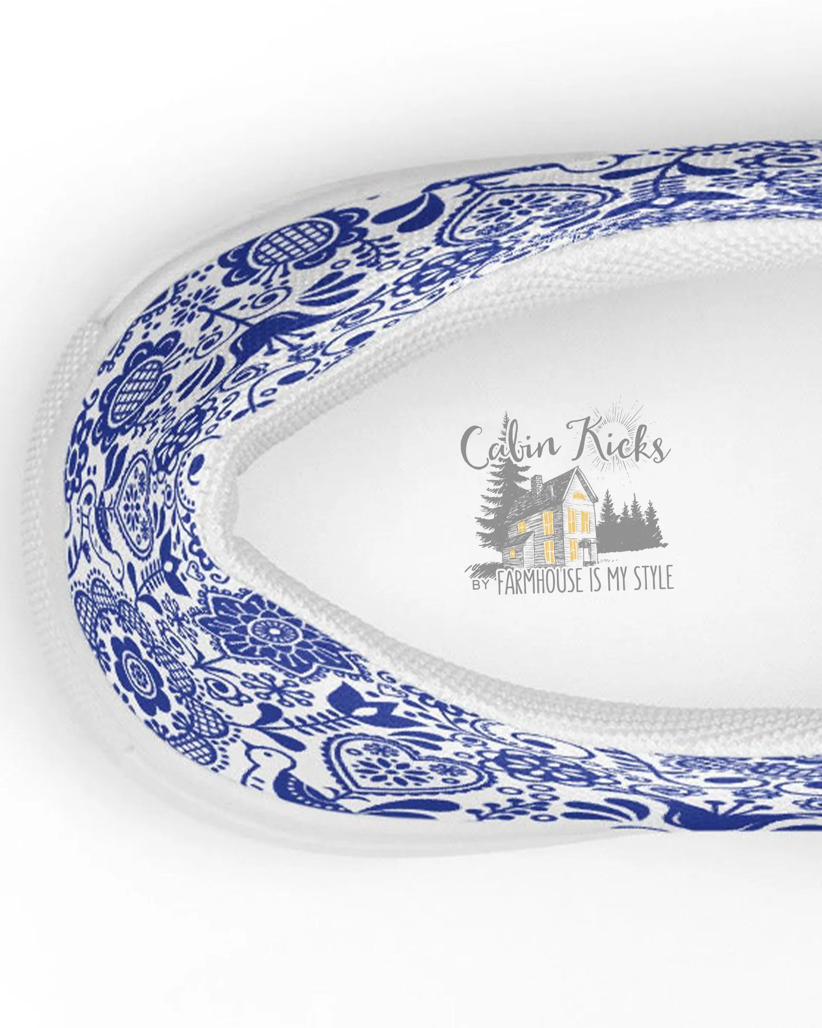 Folk Art Floral Cabin Kicks Shoes