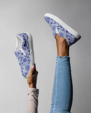 Folk Art Floral Cabin Kicks Shoes