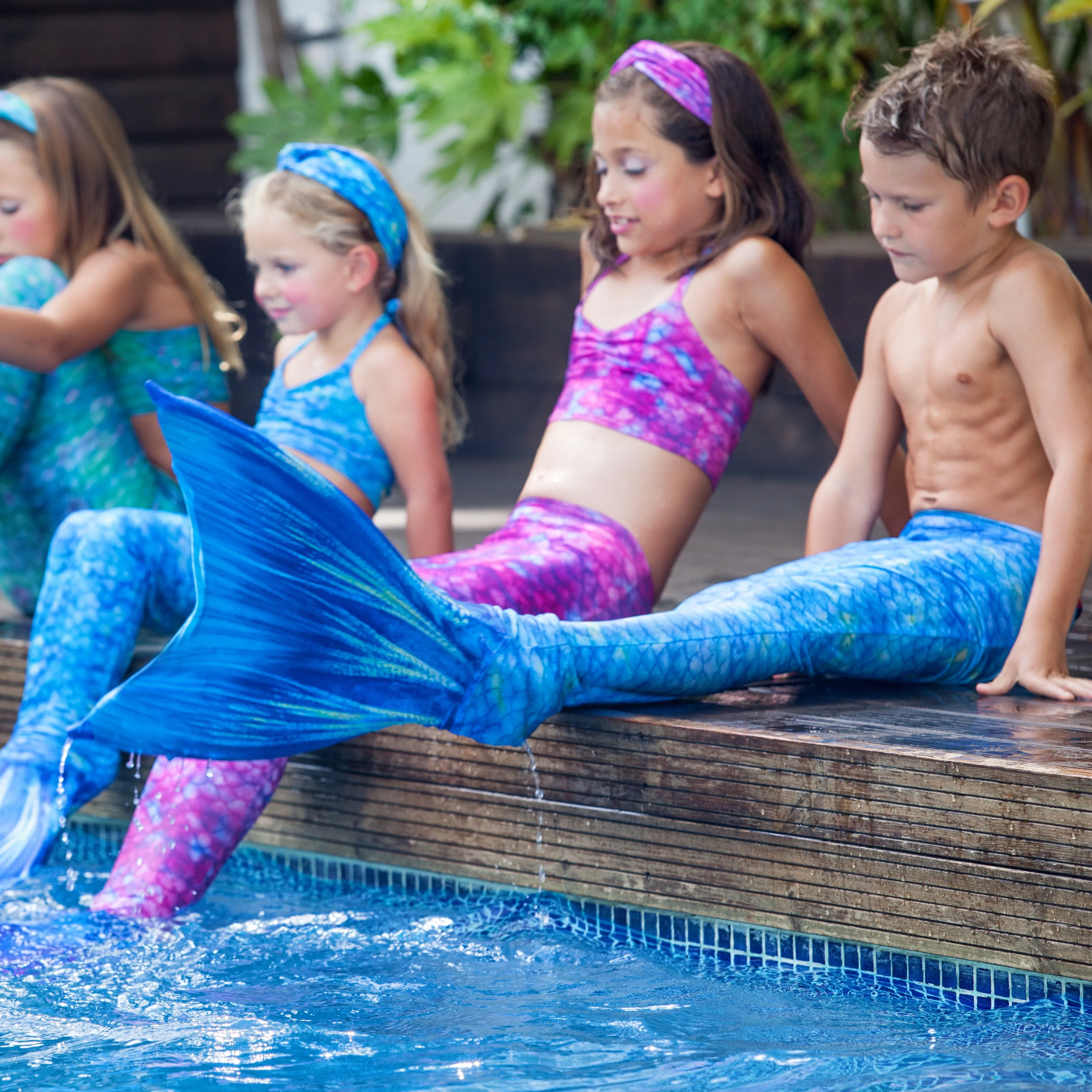 Frozen Aqua Mermaid Tail