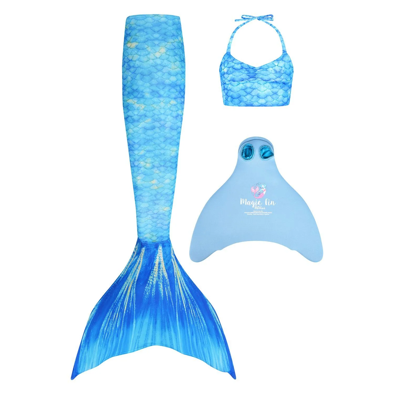 Frozen Aqua Mermaid Tail