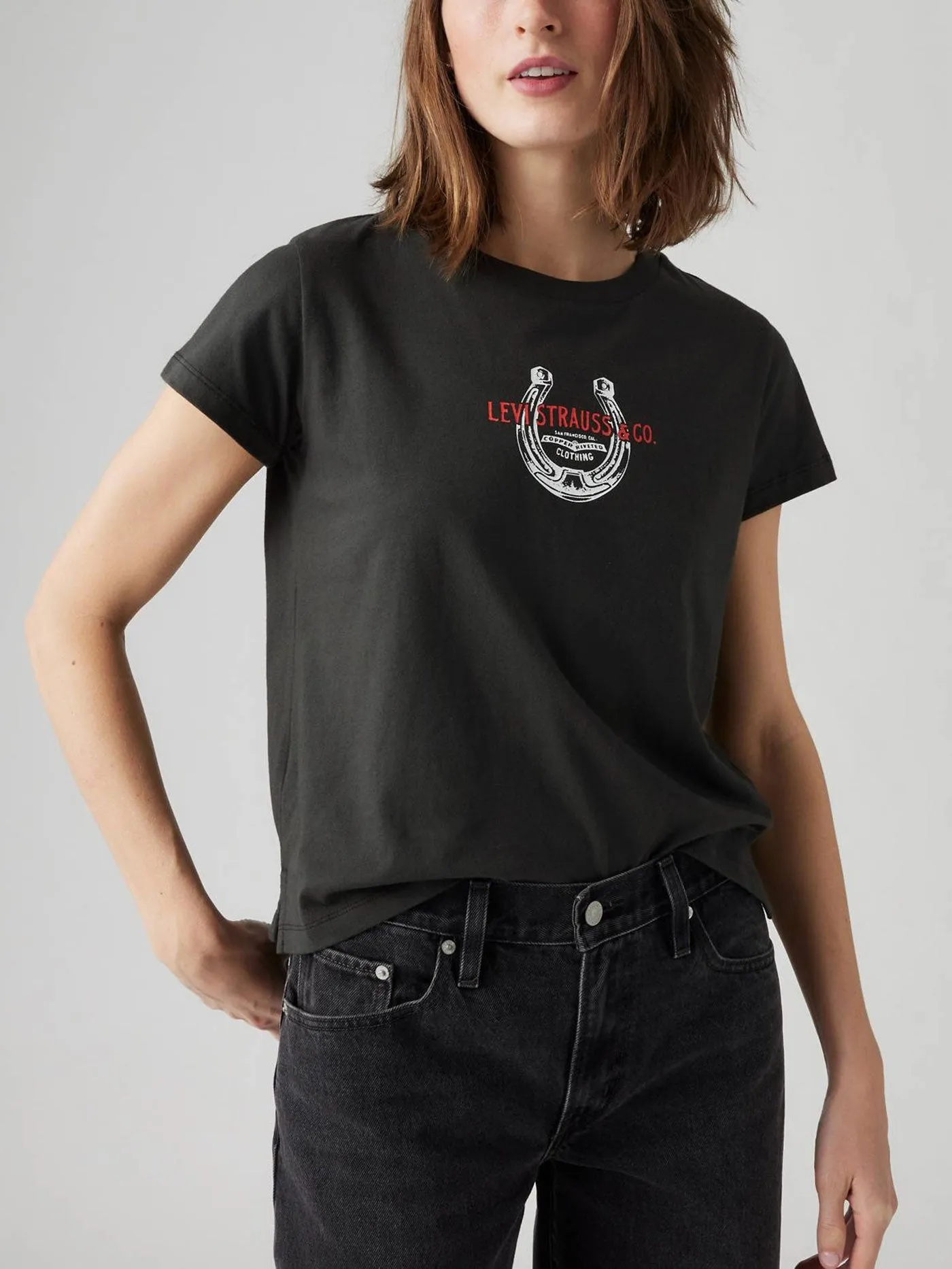Graphic Horseshoe Pirate Black T-Shirt