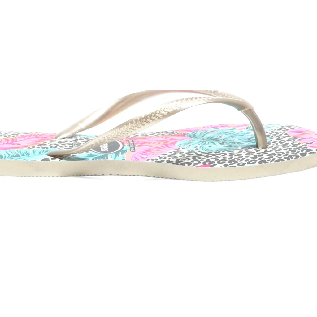Havaianas Flip Flops Eva Silver Colour For Women