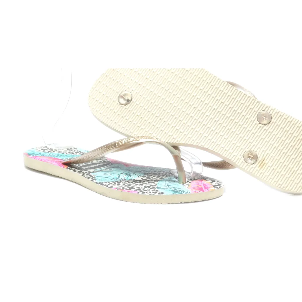 Havaianas Flip Flops Eva Silver Colour For Women