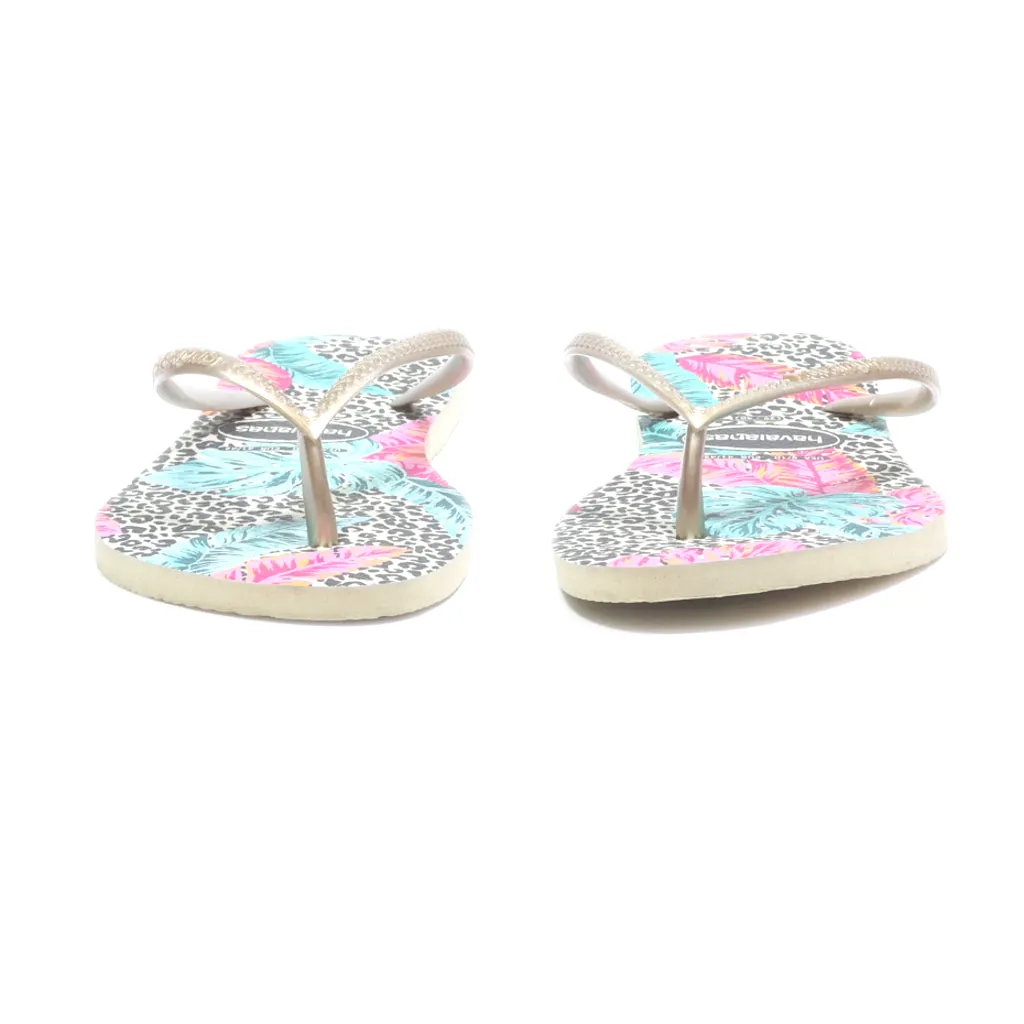 Havaianas Flip Flops Eva Silver Colour For Women