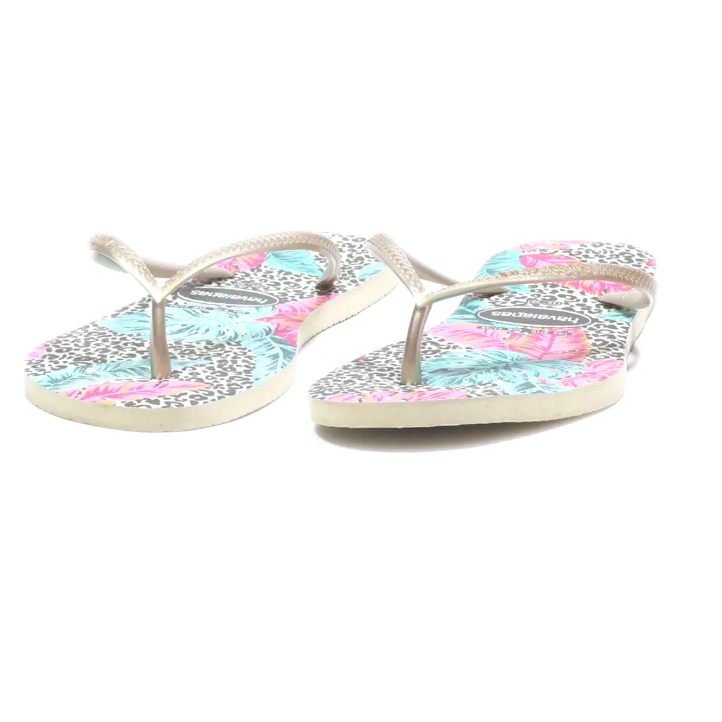 Havaianas Flip Flops Eva Silver Colour For Women