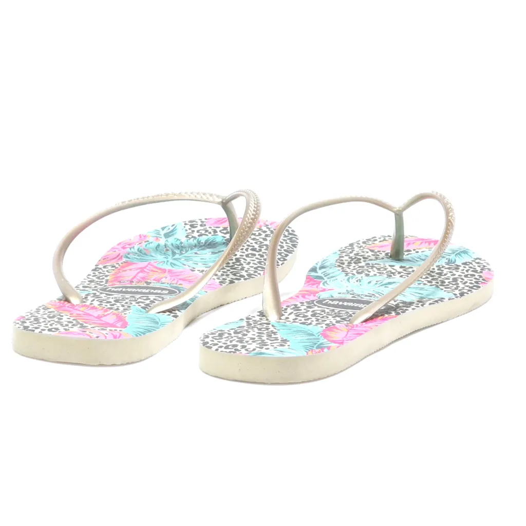 Havaianas Flip Flops Eva Silver Colour For Women