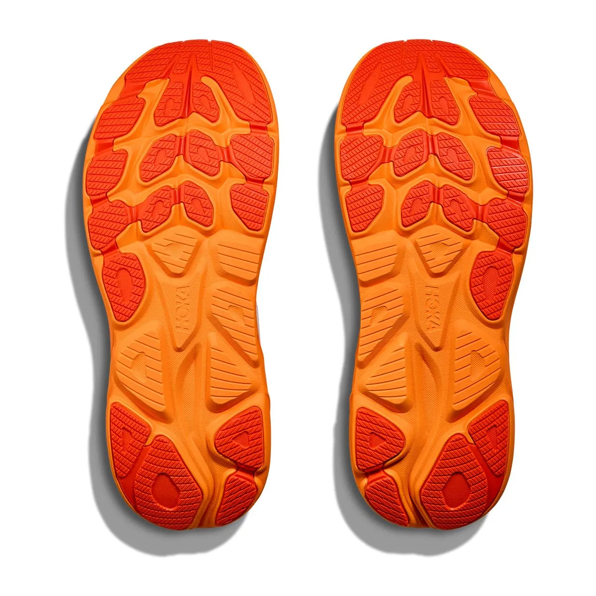 Hoka Clifton 10 Mens | Frost / Orange Zest