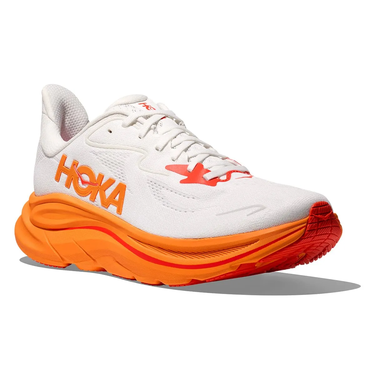 Hoka Clifton 10 Mens | Frost / Orange Zest