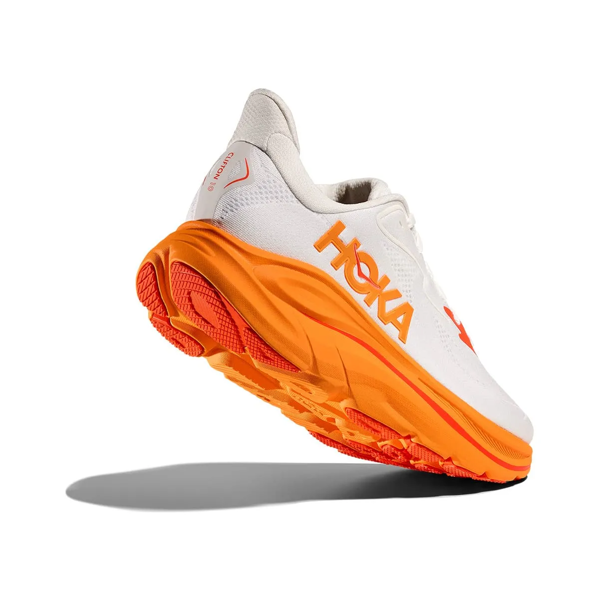 Hoka Clifton 10 Mens | Frost / Orange Zest