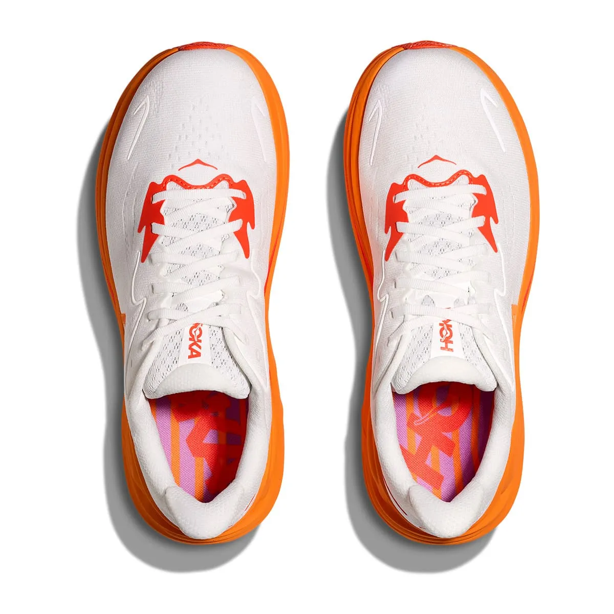 Hoka Clifton 10 Mens | Frost / Orange Zest