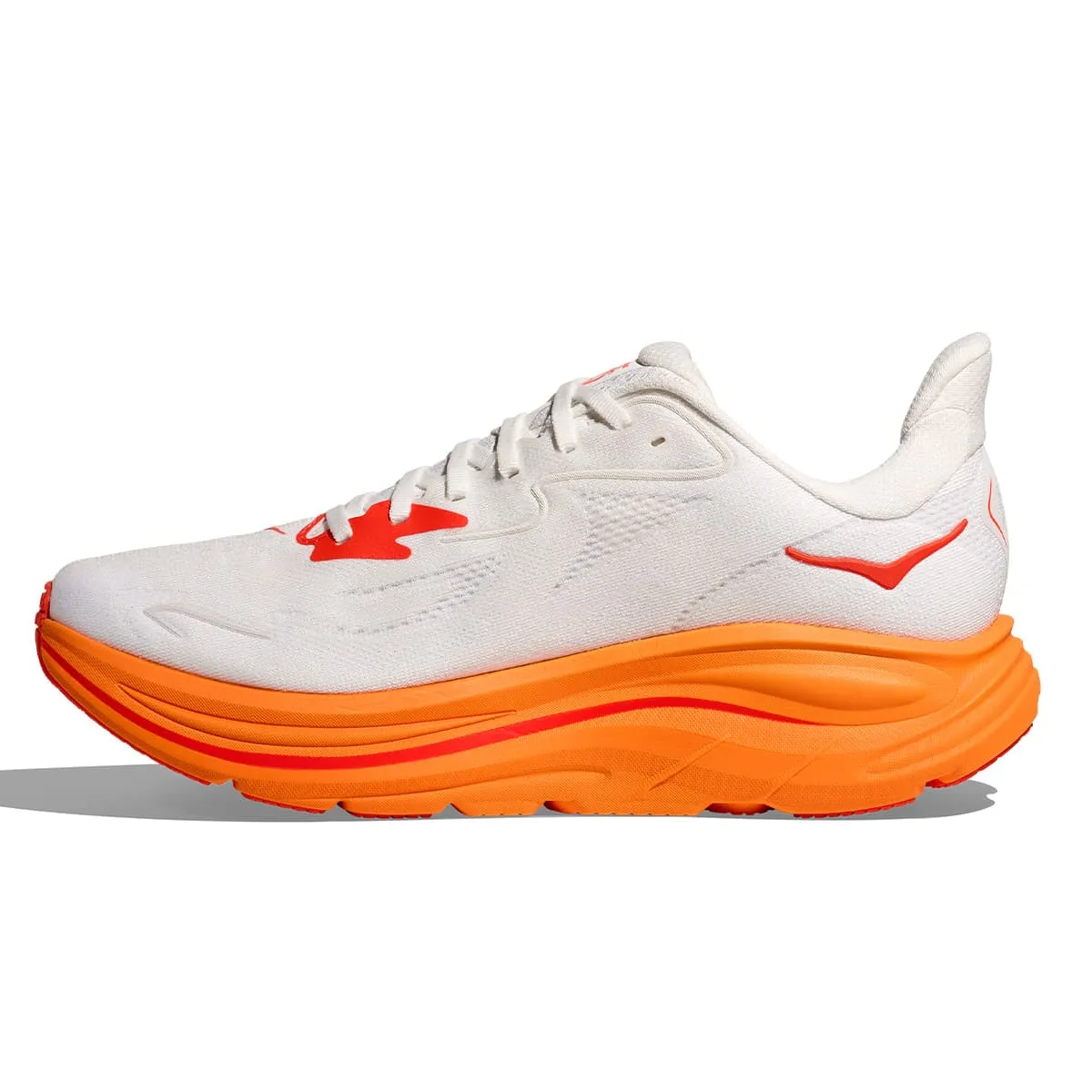 Hoka Clifton 10 Mens | Frost / Orange Zest