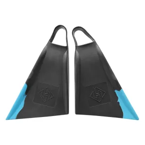 Hubboards Air Hubb Swim Fins - Graphite & Aqua