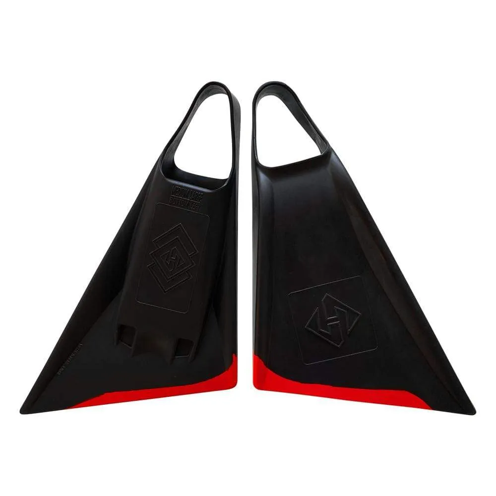 Hubboards Boost'n Houston Swim Fins - Black/Red