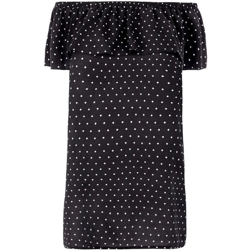 Jewel Cove Beach Dress Cover-up Black Diamond Print - Freya Swim
