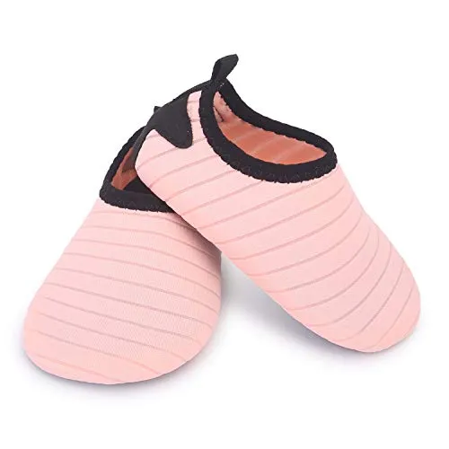 L-RUN Baby Boys Girls Water Shoes Barefoot Quick Dry Apricot 0-6 Months=EU15-16