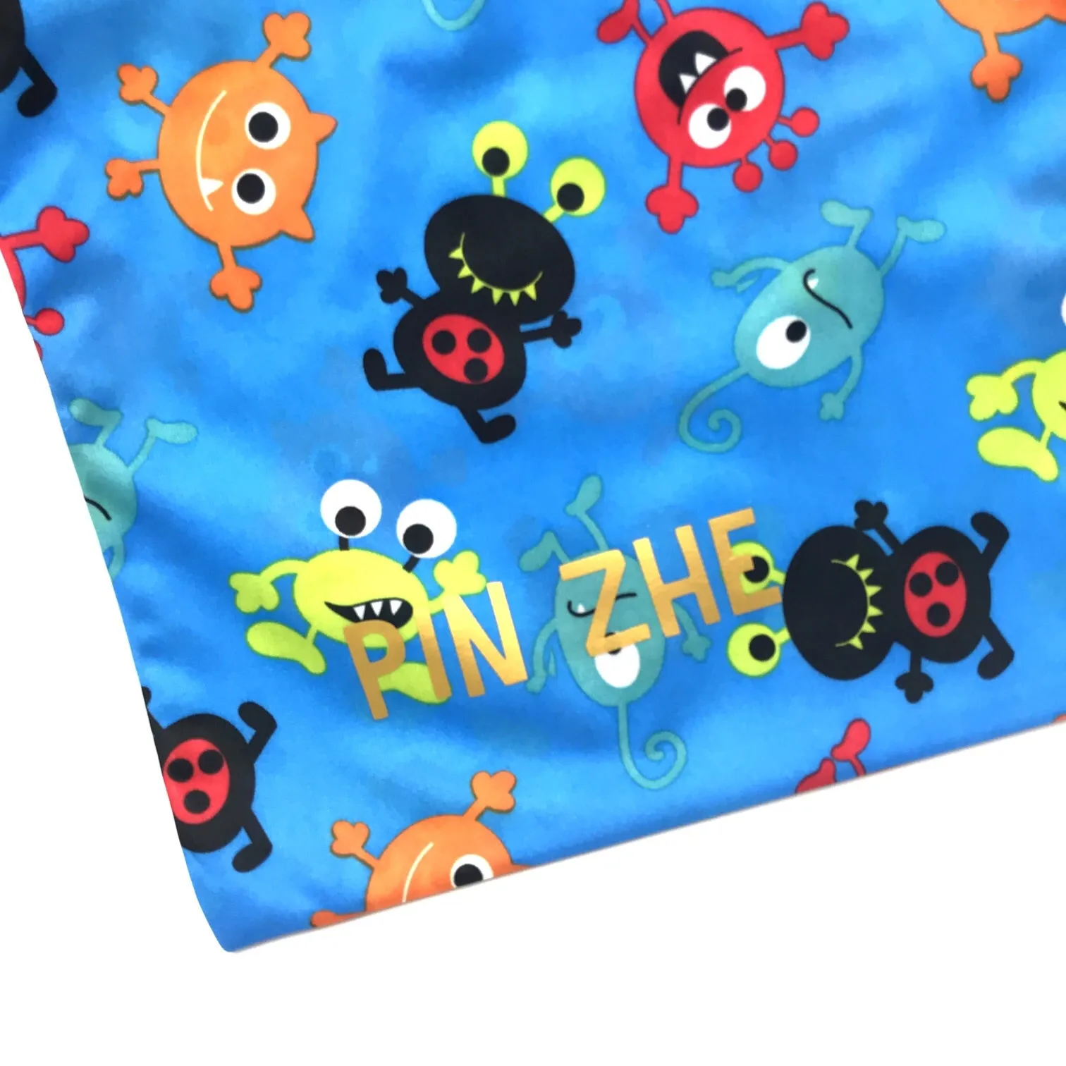 Large Wetbag - Blue Monsters