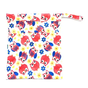 Large Wetbag - Red Owls