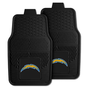 Los Angeles Chargers Heavy Duty Car Mat Set - 2 Pieces Los Angeles Chargers Heavy Duty Car Mat Set - 2 Pieces