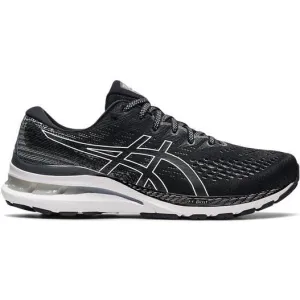 Men's Asics GEL-Kayano 28, Black/White, 10 2E Wide