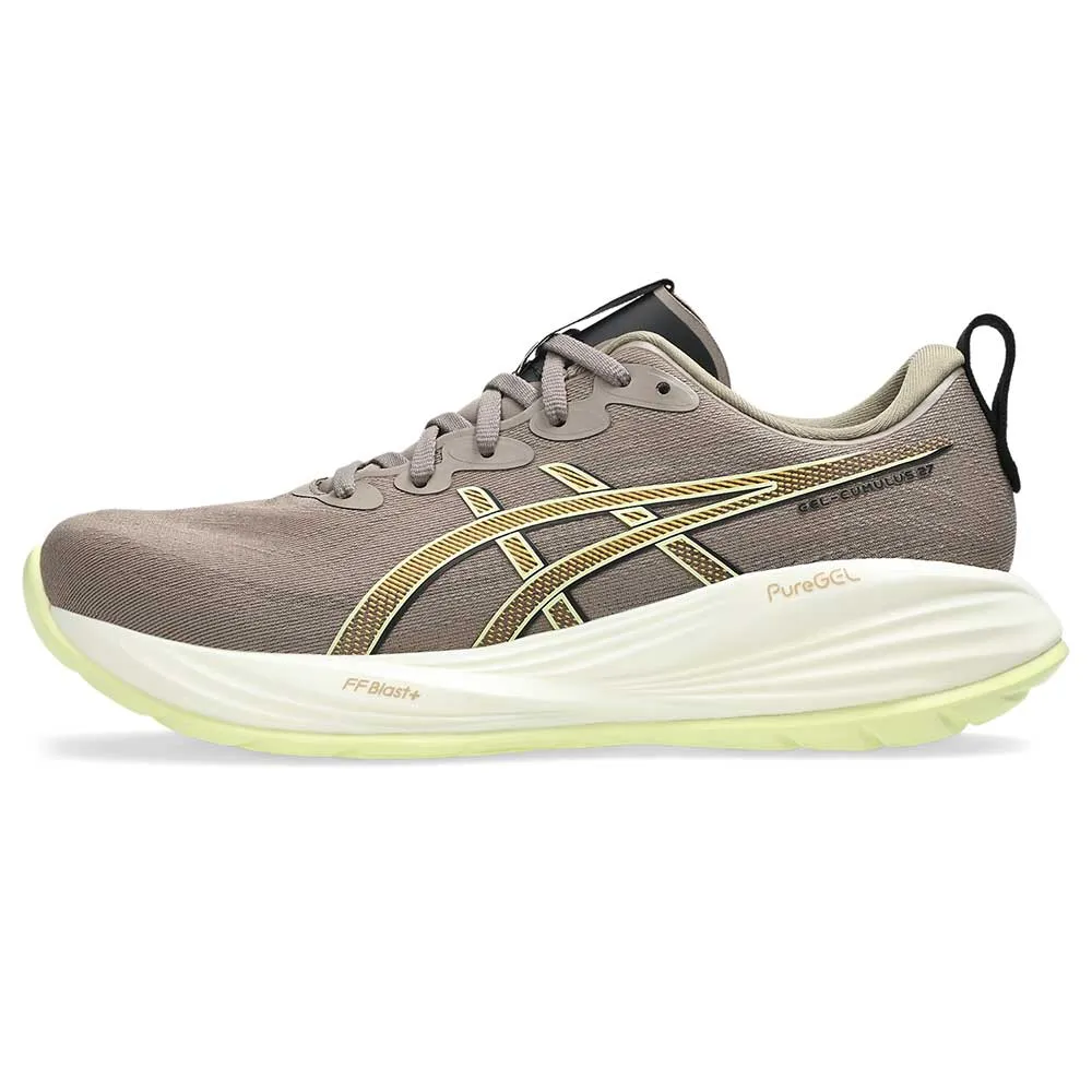 Men's Gel-Cumulus 27 Running Shoe - Taupe Grey/Black - Wide (2E)