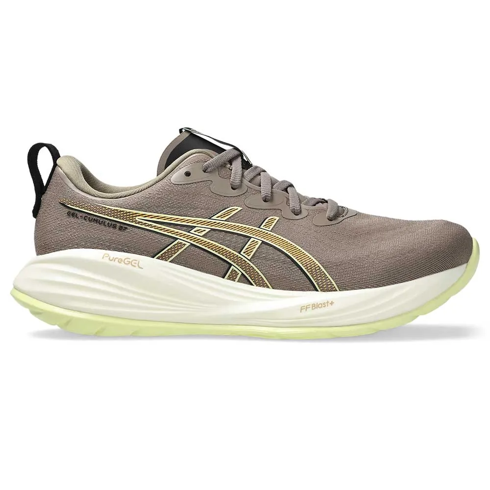 Men's Gel-Cumulus 27 Running Shoe - Taupe Grey/Black - Wide (2E)