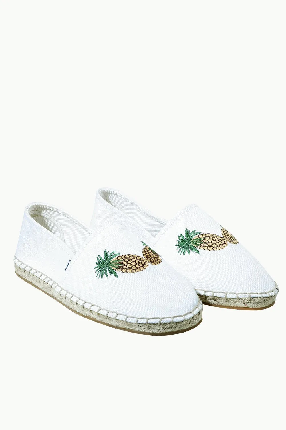 Men's Oatmeal Pineapple Tag Espadrilles