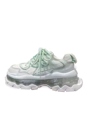 Mint Sport Running Platform Sneakers