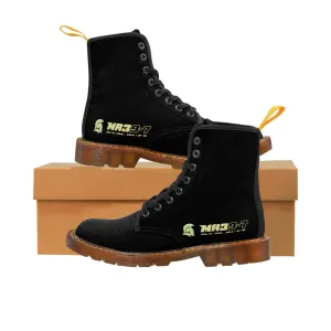 MR39S Black Canvas Boots AOP