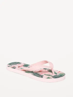 Printed Flip-Flop Sandals for Girls (Partially Plant-Based)