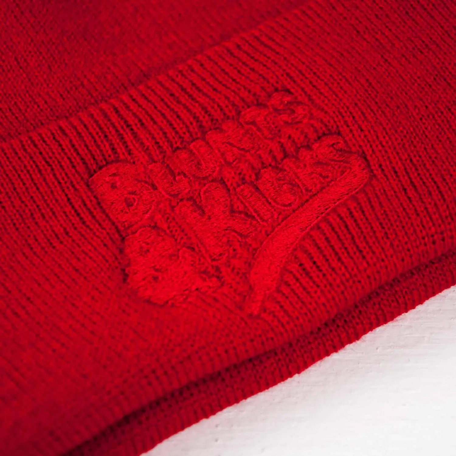 "OG" Tone-on-Tone Winter Tuque - Red