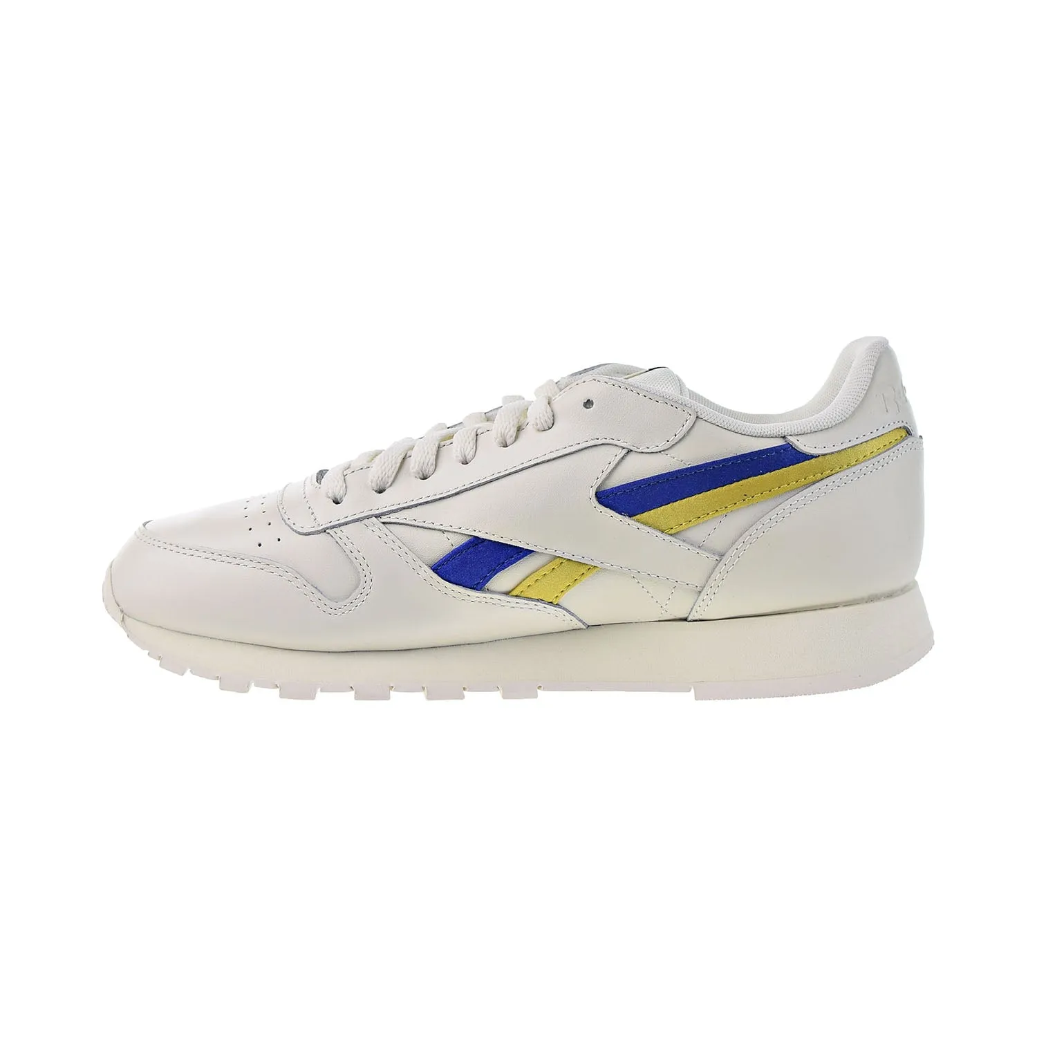 Reebok Classic Leather Men's Shoes Chalk-Deep Cobalt-Utility Yellow