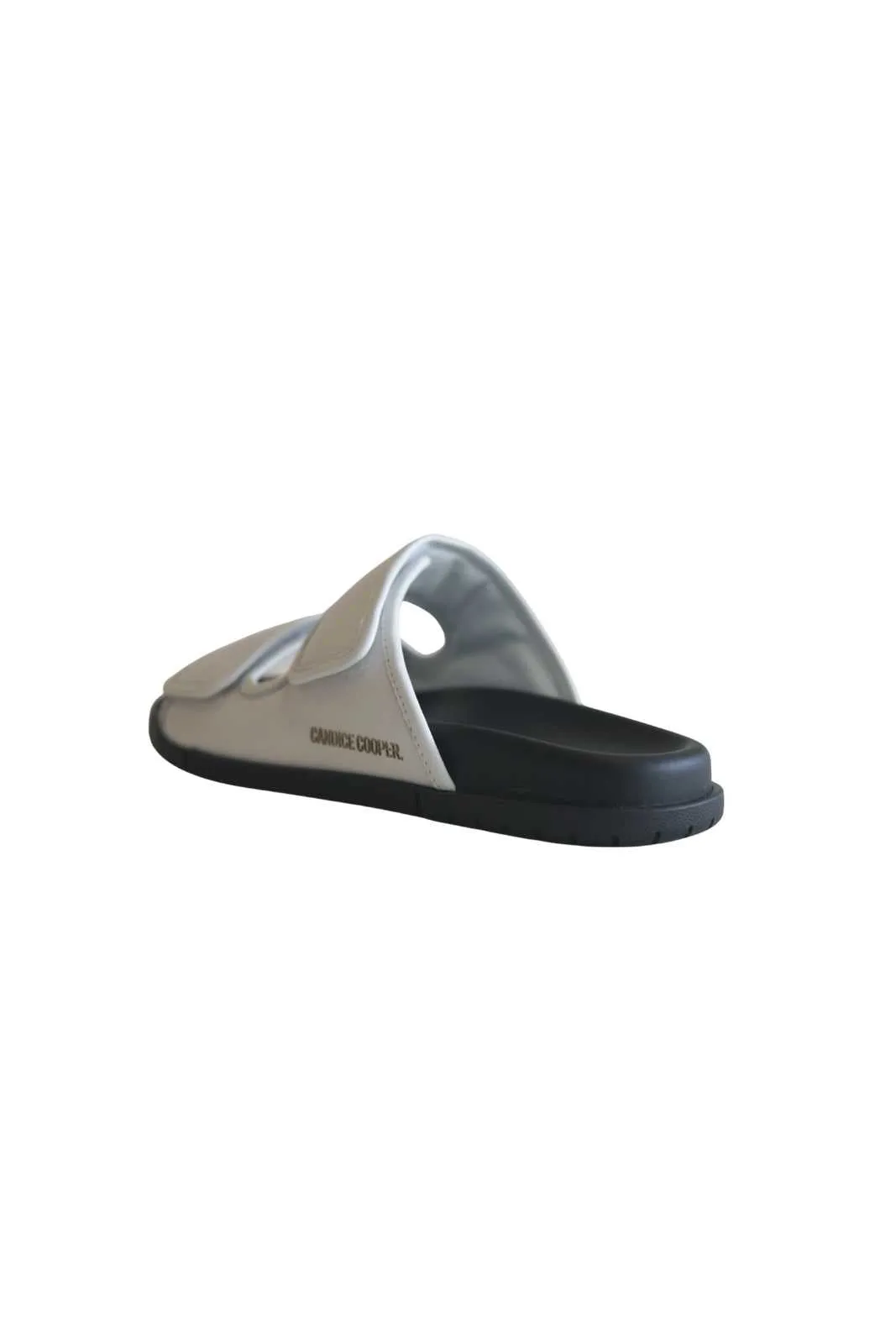 Slide V Nappa Plonge White