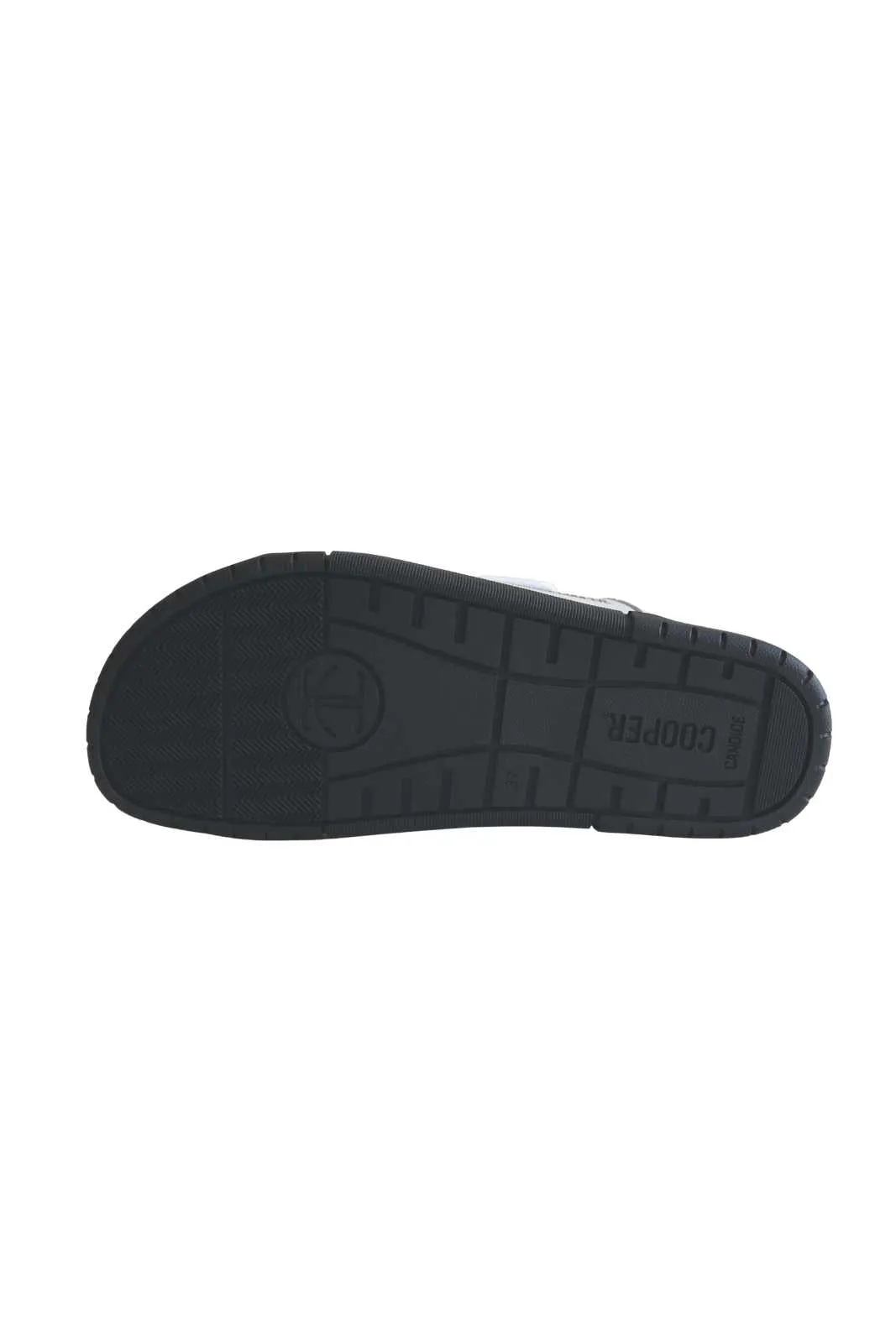 Slide V Nappa Plonge White