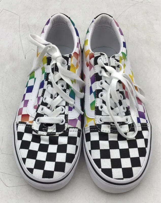 Vans Women's Old Skool Multicolor Skateboarding Shoes - Size 7.5